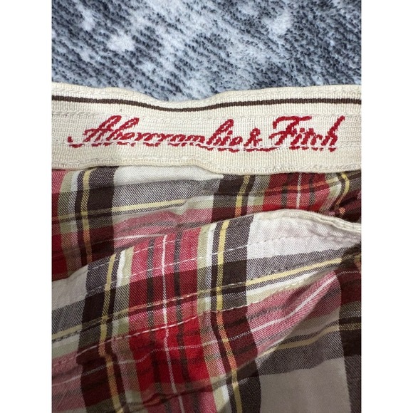 Abercrombie and Fitch Plaid Pajama Pants Lounge Sleepwear Soft Cotton Blend - Picture 4 of 4